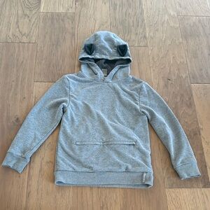 Cubcoats Kid’s Gray Puppy Dog Hoodie Pillow Size 8